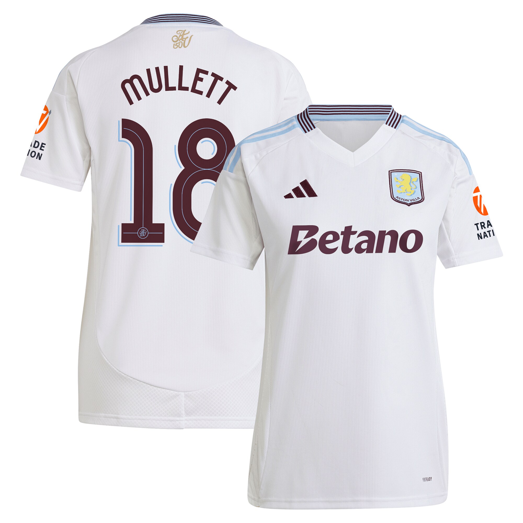 Aston Villa aston villa adidas away shirt 2024-25 – womens with mullett 18 cup printing Collection | AVFC Jerseys & Fan Gear