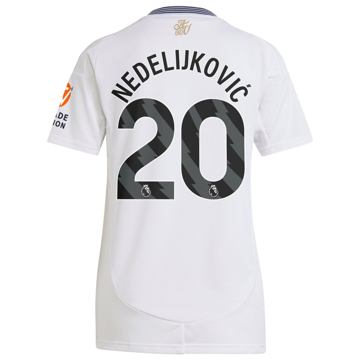 Aston Villa aston villa adidas away shirt 2024-25 – womens with nedeljković 20 printing Collection | AVFC Jerseys & Fan Gear