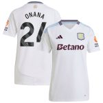 Aston Villa aston villa adidas away shirt 2024-25 – womens with onana 24 printing Collection | AVFC Jerseys & Fan Gear