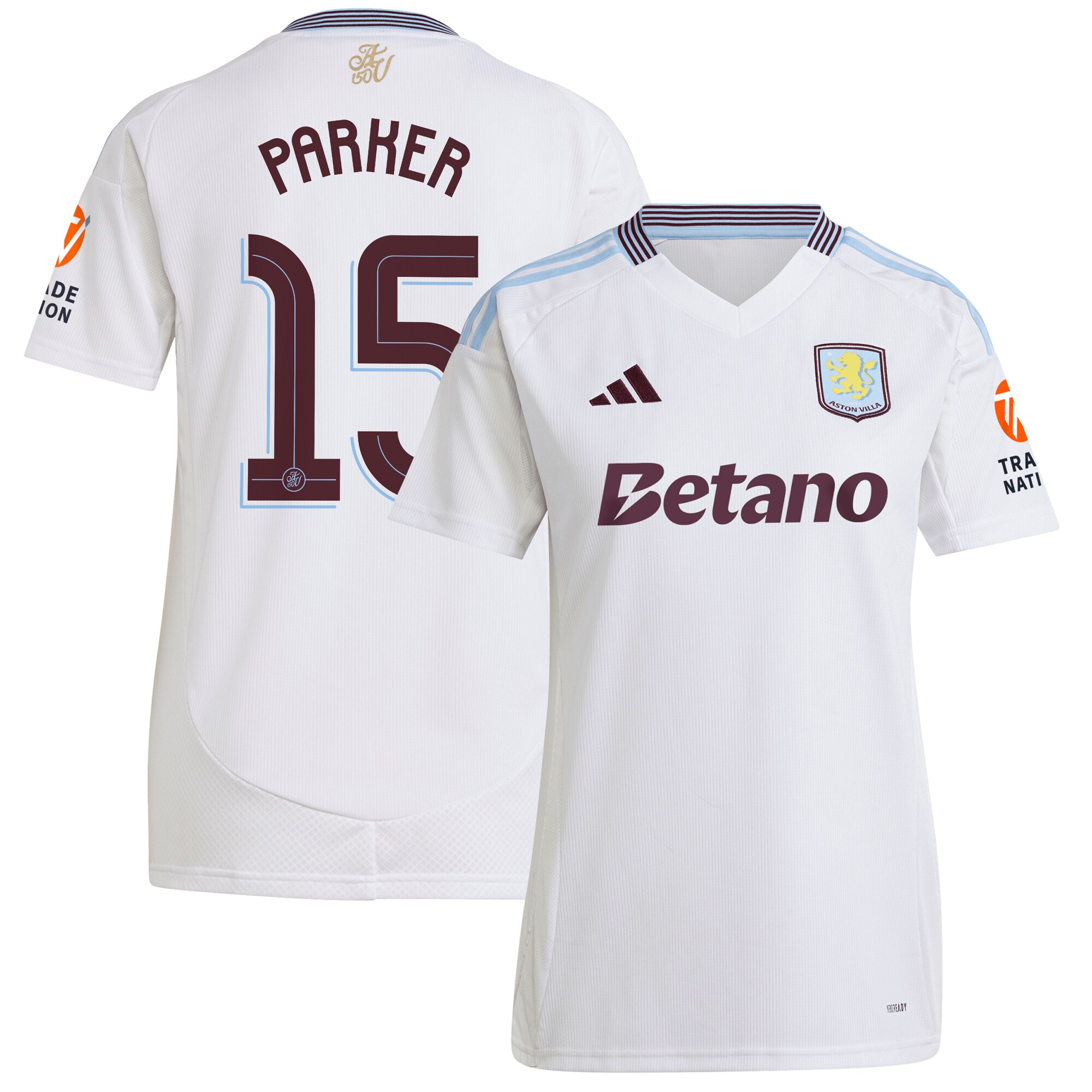 Aston Villa aston villa adidas away shirt 2024-25 – womens with parker 15 cup printing Collection | AVFC Jerseys & Fan Gear