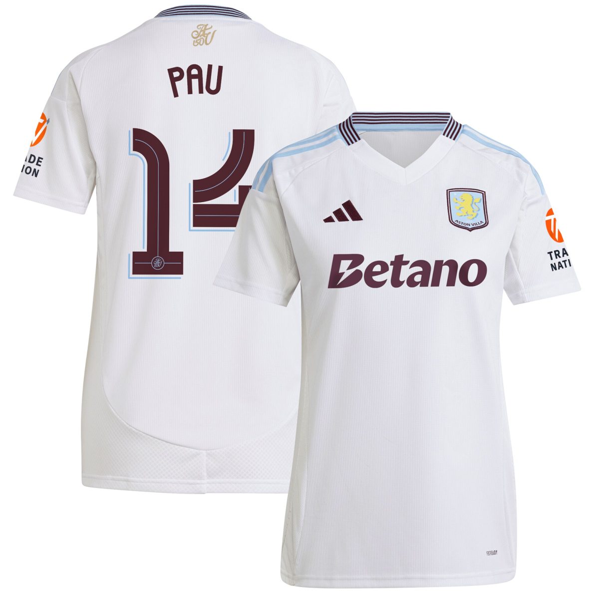 Aston Villa aston villa adidas away shirt 2024-25 – womens with pau 14 cup printing Collection | AVFC Jerseys & Fan Gear