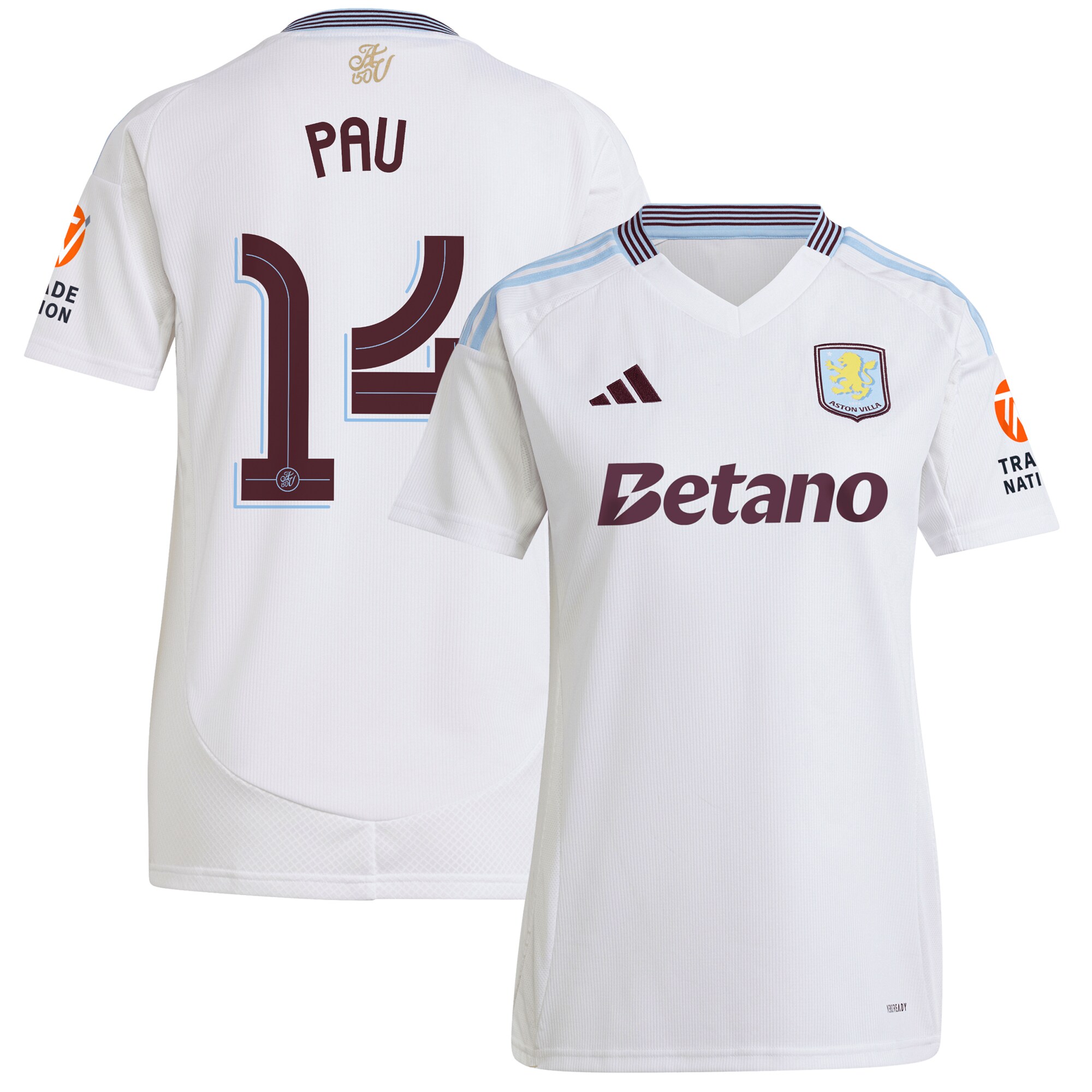 Aston Villa aston villa adidas away shirt 2024-25 – womens with pau 14 cup printing Collection | AVFC Jerseys & Fan Gear
