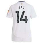 Aston Villa aston villa adidas away shirt 2024-25 – womens with pau 14 printing Collection | AVFC Jerseys & Fan Gear
