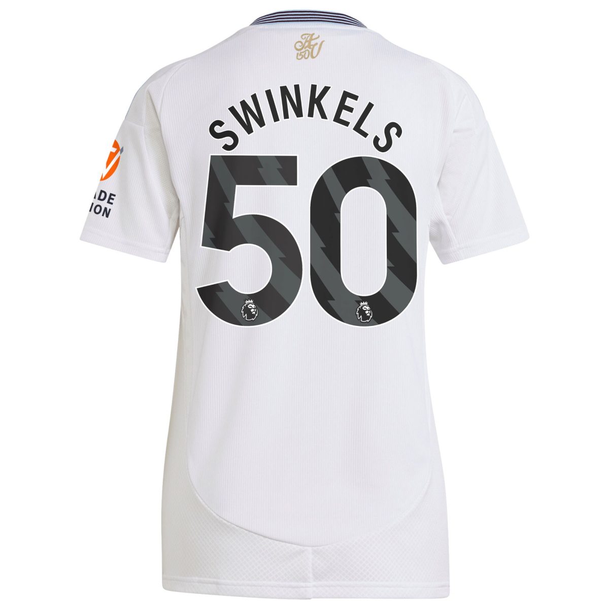 Aston Villa aston villa adidas away shirt 2024-25 – womens with swinkels 50 printing Collection | AVFC Jerseys & Fan Gear