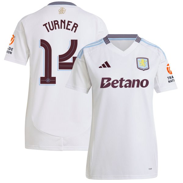 Aston Villa aston villa adidas away shirt 2024-25 – womens with turner 14 cup printing Collection | AVFC Jerseys & Fan Gear
