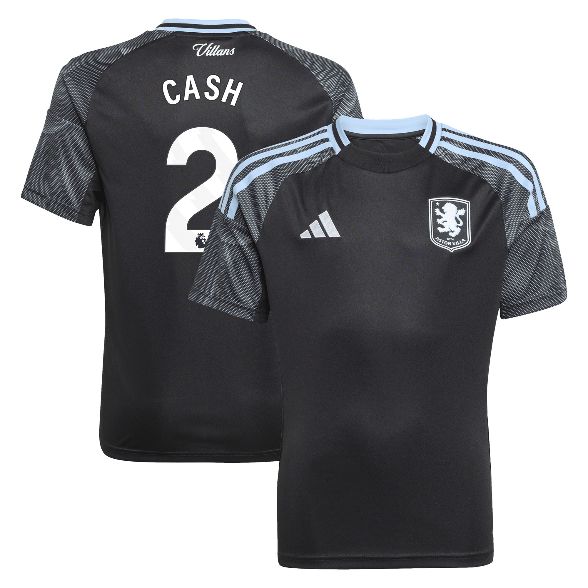 Aston Villa aston villa adidas away shirt 2025-26 – kids with cash 2 printing Collection | AVFC Jerseys & Fan Gear