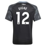 Aston Villa aston villa adidas away shirt 2025-26 – kids with digne 12 printing Collection | AVFC Jerseys & Fan Gear