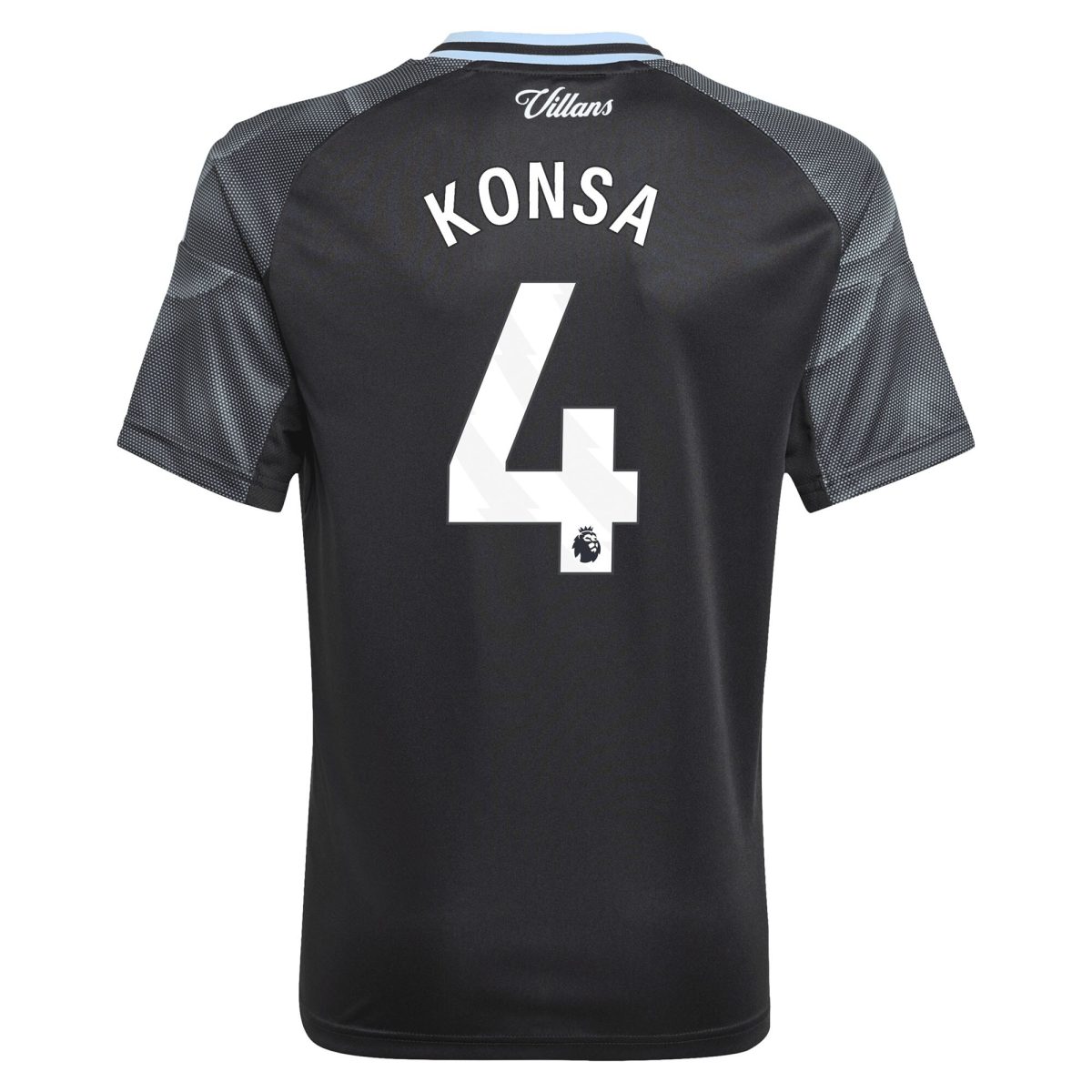 Aston Villa aston villa adidas away shirt 2025-26 – kids with konsa 4 printing Collection | AVFC Jerseys & Fan Gear