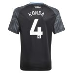 Aston Villa aston villa adidas away shirt 2025-26 – kids with konsa 4 printing Collection | AVFC Jerseys & Fan Gear