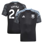 Aston Villa aston villa adidas away shirt 2025-26 – kids with onana 24 printing Collection | AVFC Jerseys & Fan Gear