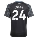 Aston Villa aston villa adidas away shirt 2025-26 – kids with onana 24 printing Collection | AVFC Jerseys & Fan Gear