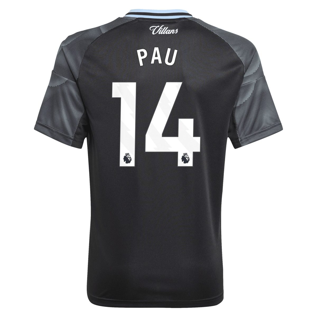 Aston Villa aston villa adidas away shirt 2025-26 – kids with pau 14 printing Collection | AVFC Jerseys & Fan Gear