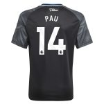Aston Villa aston villa adidas away shirt 2025-26 – kids with pau 14 printing Collection | AVFC Jerseys & Fan Gear