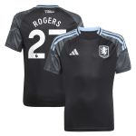 Aston Villa aston villa adidas away shirt 2025-26 – kids with rogers 27 printing Collection | AVFC Jerseys & Fan Gear