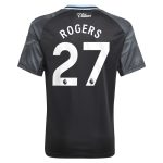 Aston Villa aston villa adidas away shirt 2025-26 – kids with rogers 27 printing Collection | AVFC Jerseys & Fan Gear