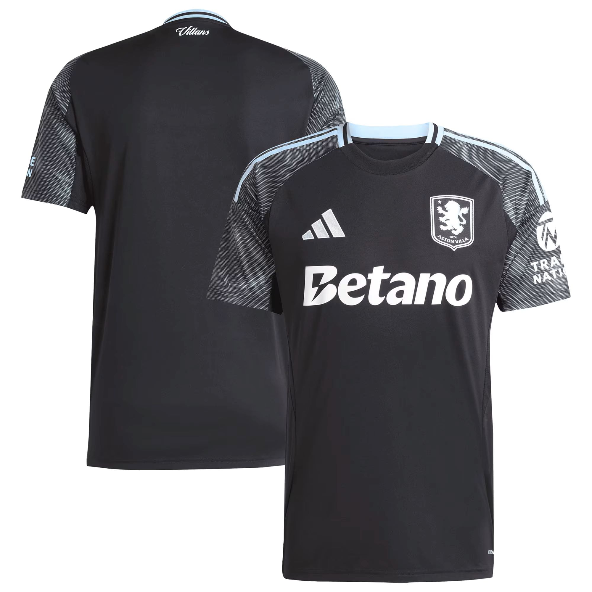 Aston Villa aston villa adidas away shirt 2025-26 with custom printing Collection | AVFC Jerseys & Fan Gear