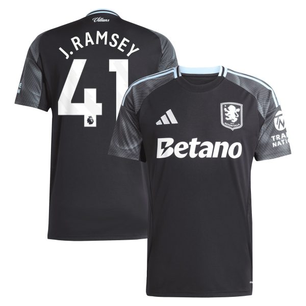 Aston Villa aston villa adidas away shirt 2025-26 with j. ramsey 41 printing Collection | AVFC Jerseys & Fan Gear