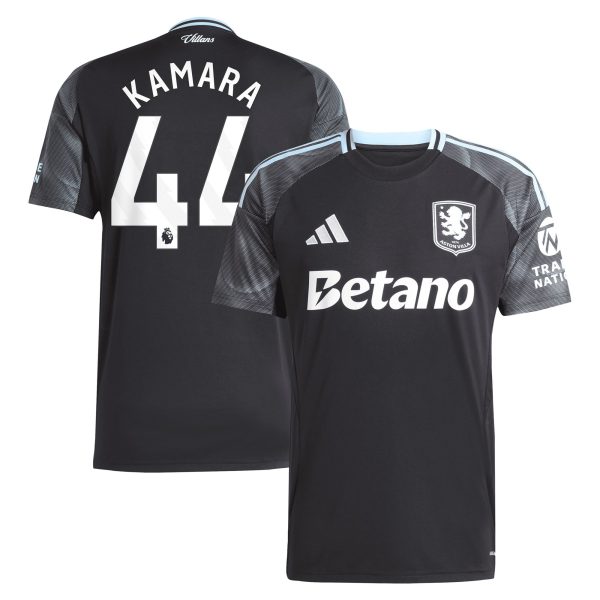 Aston Villa aston villa adidas away shirt 2025-26 with kamara 44 printing Collection | AVFC Jerseys & Fan Gear