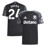 Aston Villa aston villa adidas away shirt 2025-26 with onana 24 printing Collection | AVFC Jerseys & Fan Gear
