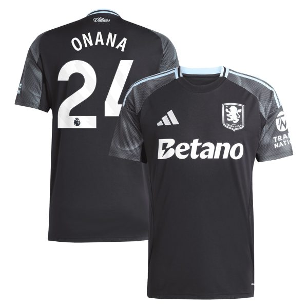 Aston Villa aston villa adidas away shirt 2025-26 with onana 24 printing Collection | AVFC Jerseys & Fan Gear