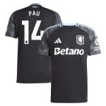 Aston Villa aston villa adidas away shirt 2025-26 with pau 14 printing Collection | AVFC Jerseys & Fan Gear