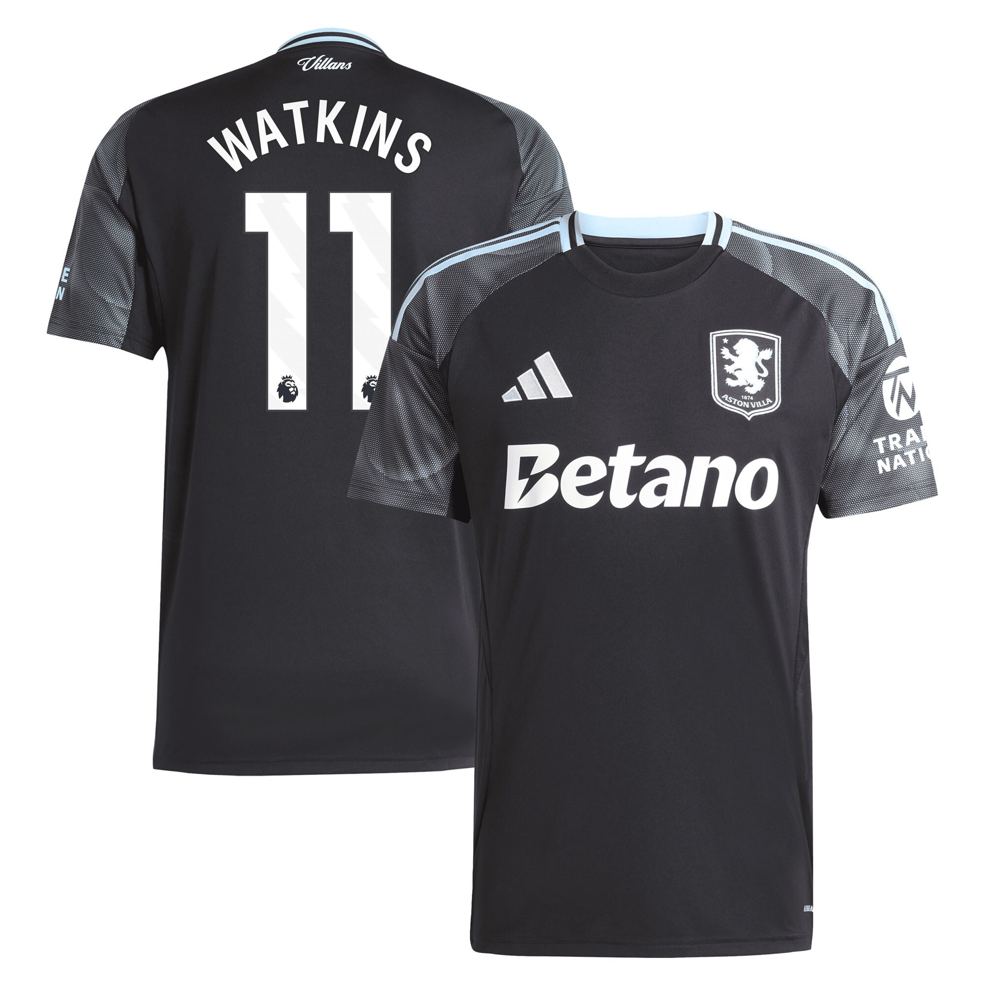 Aston Villa aston villa adidas away shirt 2025-26 with watkins 11 printing Collection | AVFC Jerseys & Fan Gear