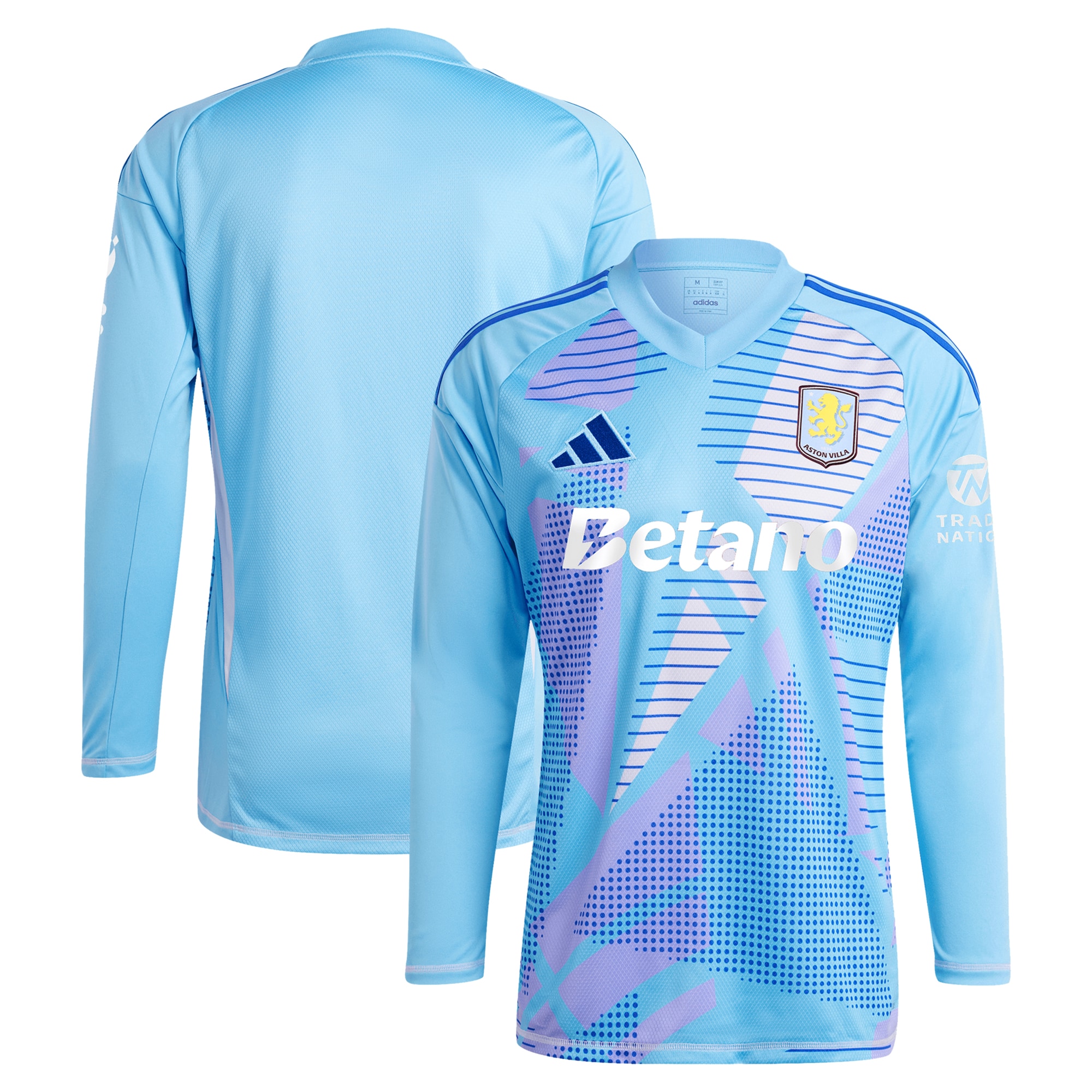 Aston Villa aston villa adidas goalkeeper shirt 2024-25 – long sleeve – 201964005 with custom printing Collection | AVFC Jerseys & Fan Gear