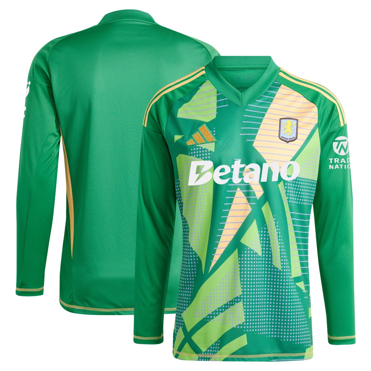 Aston Villa aston villa adidas goalkeeper shirt 2024-25 – long sleeve – 201964009 with custom printing Collection | AVFC Jerseys & Fan Gear