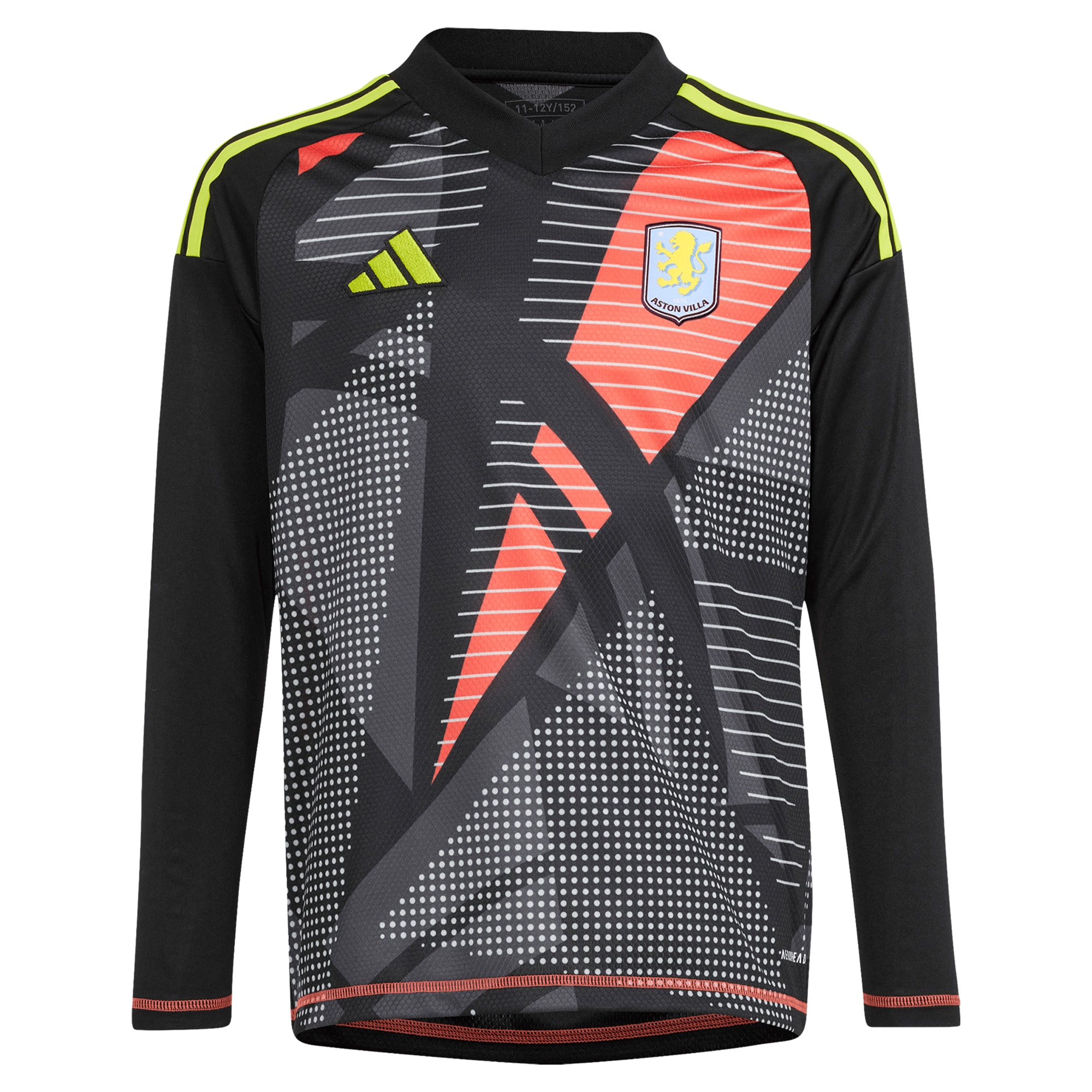 Aston Villa aston villa adidas goalkeeper shirt 2024-25 – long sleeve – kids – 201964003 with custom printing Collection | AVFC Jerseys & Fan Gear