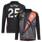 Aston Villa aston villa adidas goalkeeper shirt 2024-25 – long sleeve – kids with olsen 25 printing – 202029322 Collection | AVFC Jerseys & Fan Gear