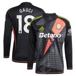 Aston Villa aston villa adidas goalkeeper shirt 2024-25 – long sleeve with gauci 18 printing – 202028940 Collection | AVFC Jerseys & Fan Gear
