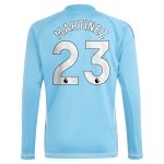 Aston Villa aston villa adidas goalkeeper shirt 2024-25 – long sleeve with martinez 23 printing – 202030980 Collection | AVFC Jerseys & Fan Gear