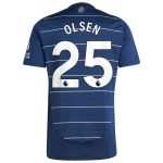 Aston Villa aston villa adidas goalkeeper shirt 2024-25 – long sleeve with olsen 25 printing – 202030975 Collection | AVFC Jerseys & Fan Gear