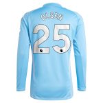 Aston Villa aston villa adidas goalkeeper shirt 2024-25 – long sleeve with olsen 25 printing – 202030976 Collection | AVFC Jerseys & Fan Gear