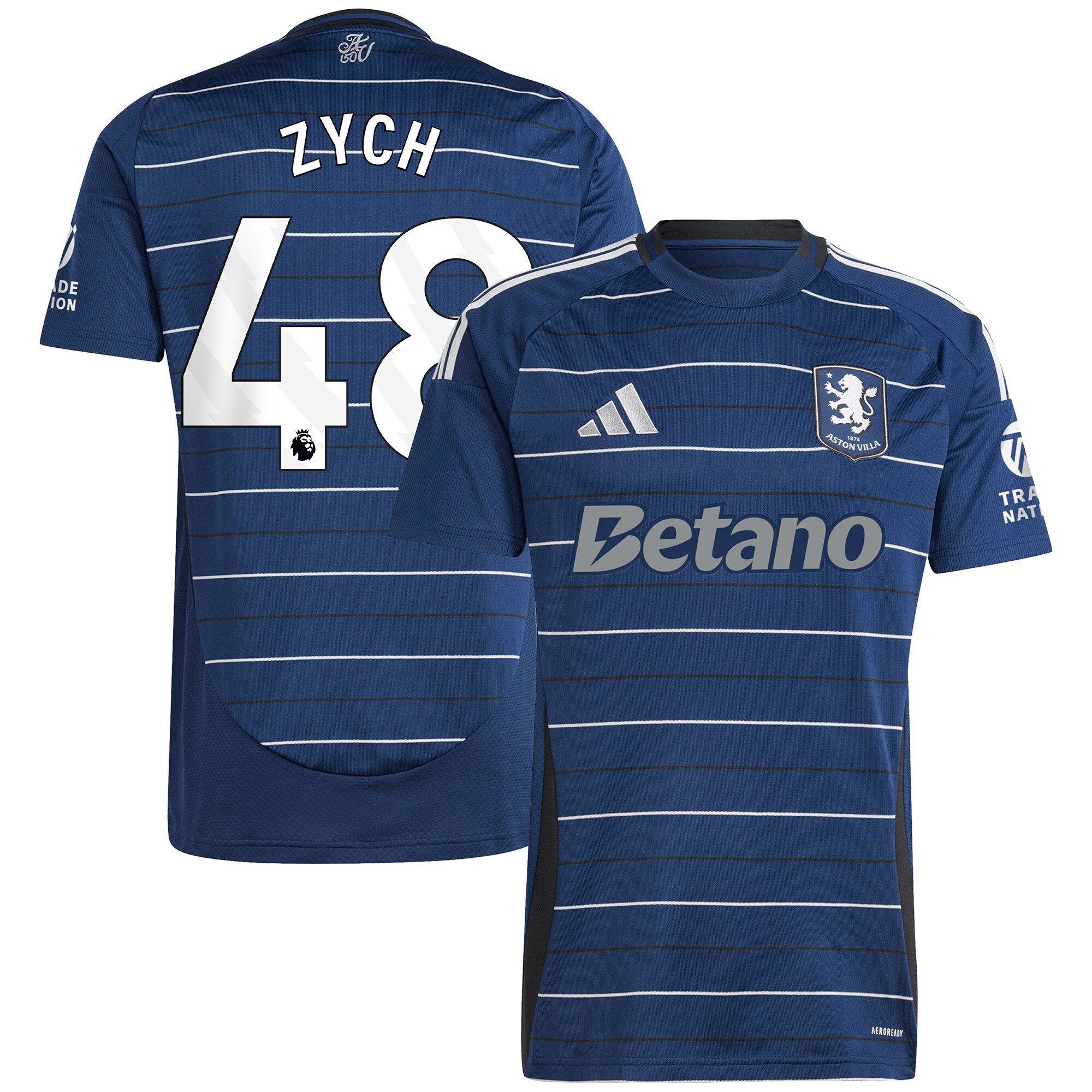 Aston Villa aston villa adidas goalkeeper shirt 2024-25 – long sleeve with zych 48 printing – 202153093 Collection | AVFC Jerseys & Fan Gear