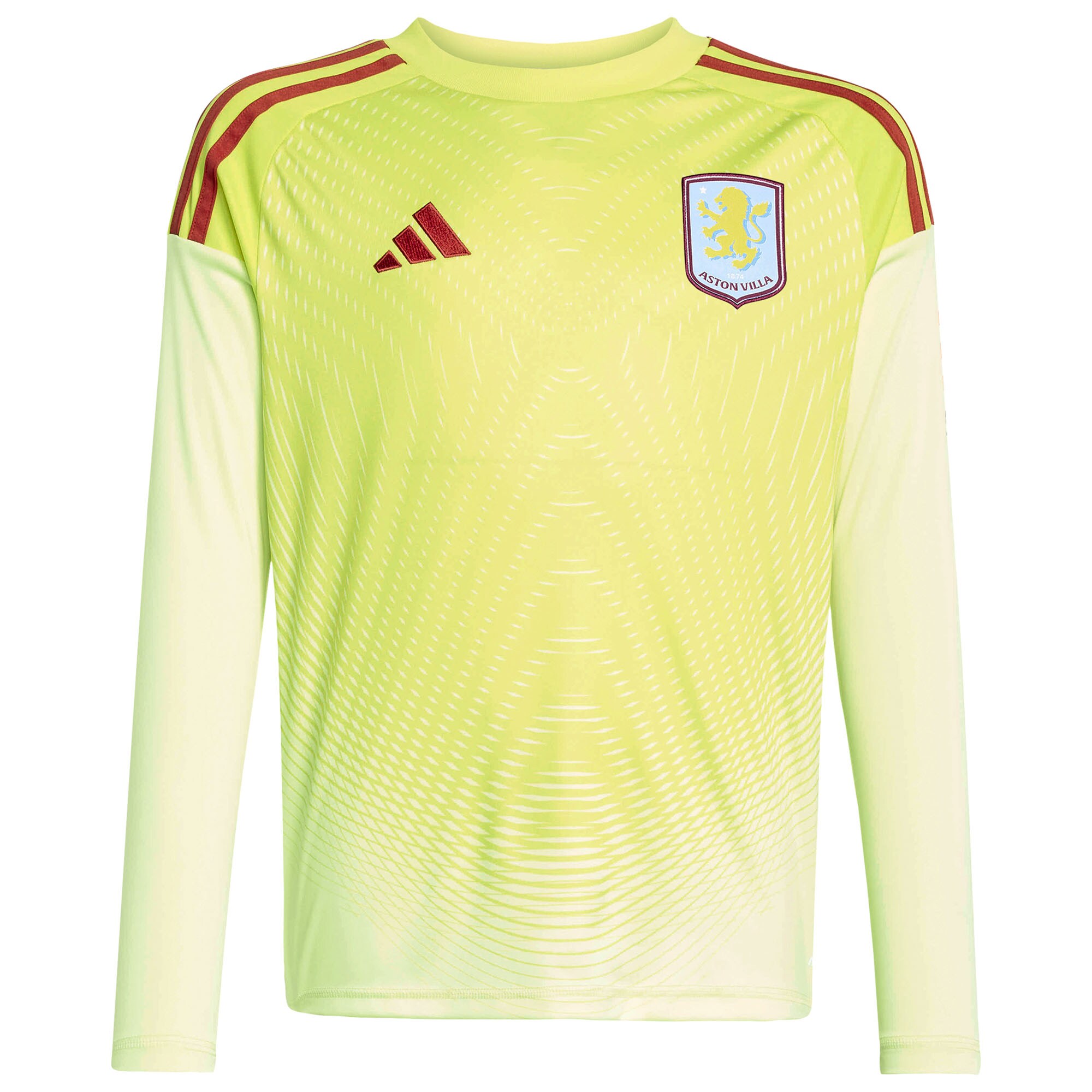 Aston Villa aston villa adidas goalkeeper shirt 2025-26 – long sleeve – kids with custom printing Collection | AVFC Jerseys & Fan Gear