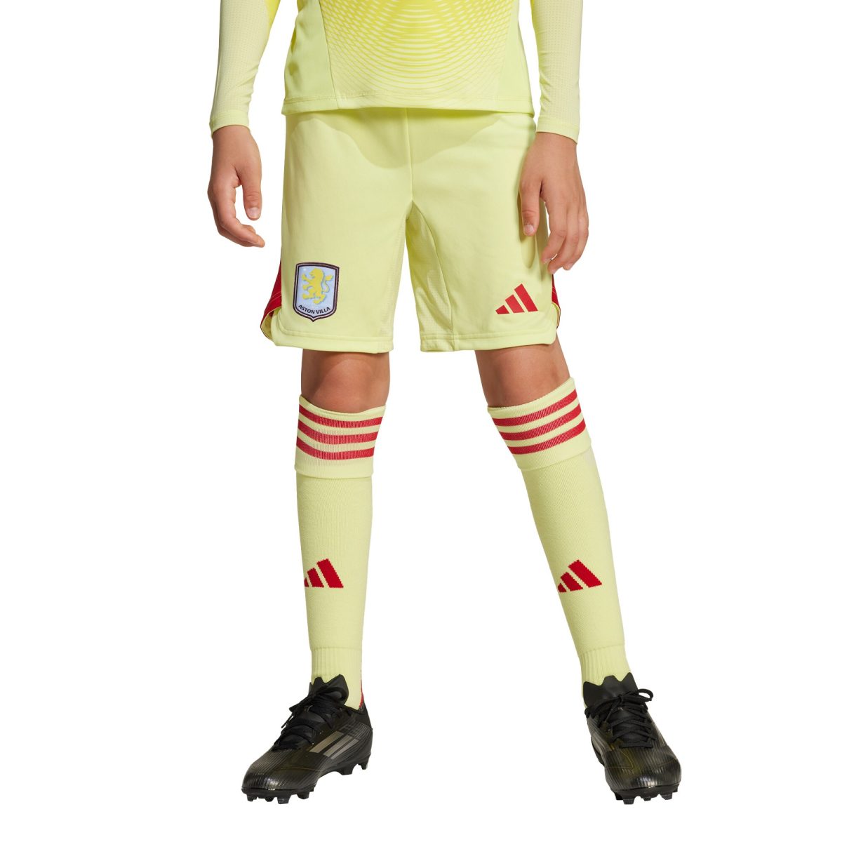 Aston Villa aston villa adidas goalkeeper shorts 2025-26 – kids with custom printing Collection | AVFC Jerseys & Fan Gear