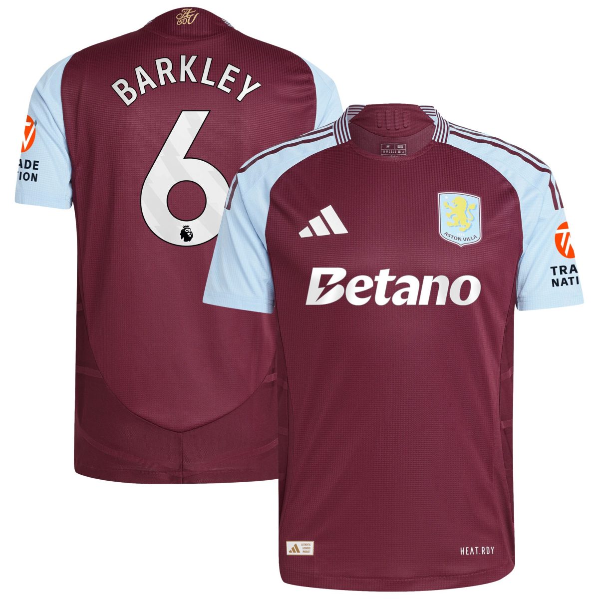 Aston Villa aston villa adidas home authentic shirt 2024-25 with barkley 6 printing Collection | AVFC Jerseys & Fan Gear