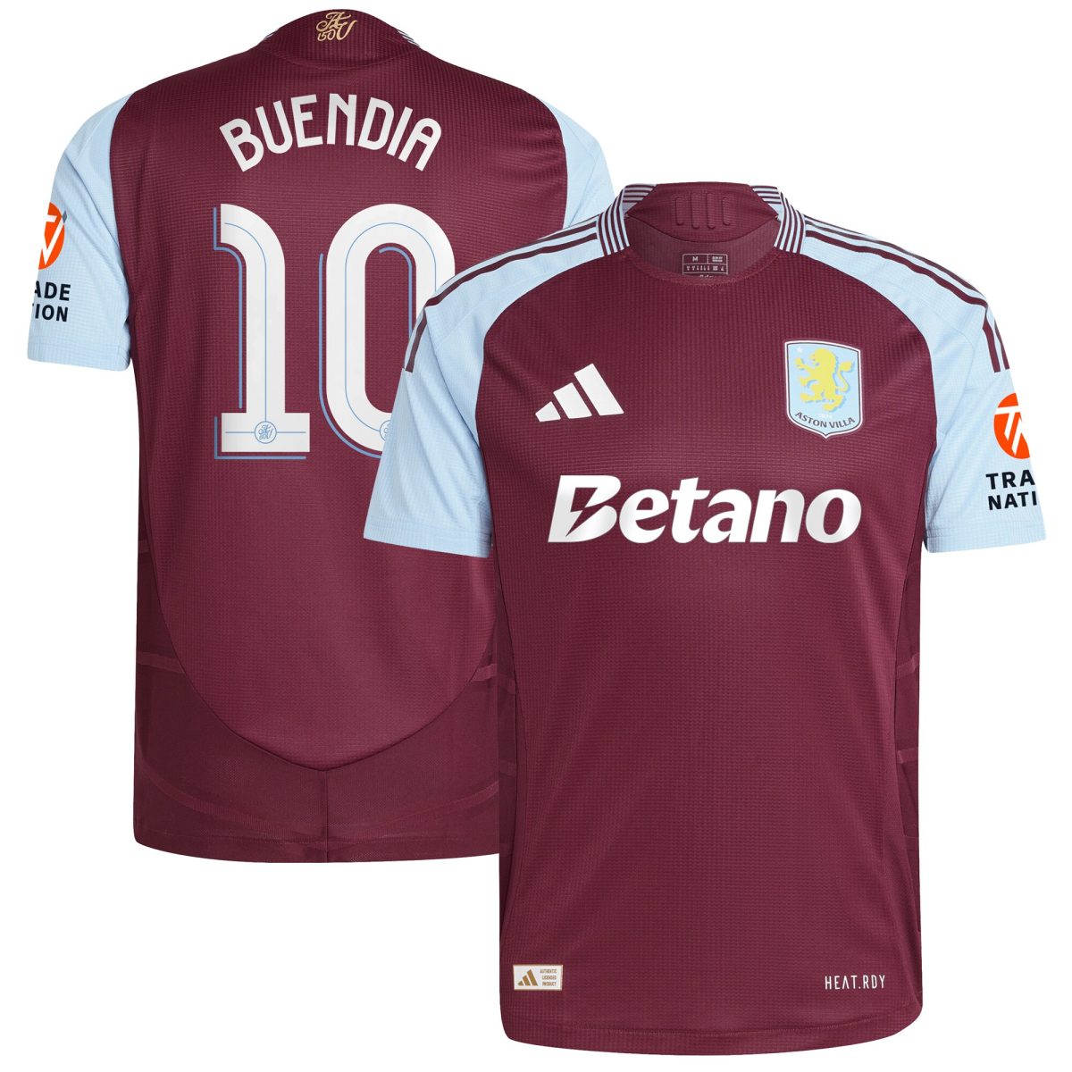 Aston Villa aston villa adidas home authentic shirt 2024-25 with buendia 10 cup printing Collection | AVFC Jerseys & Fan Gear