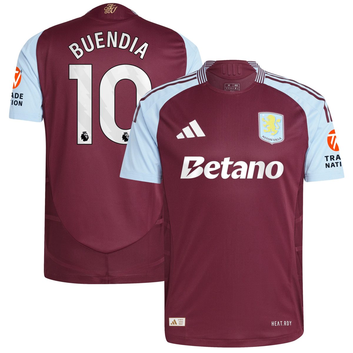 Aston Villa aston villa adidas home authentic shirt 2024-25 with buendia 10 printing Collection | AVFC Jerseys & Fan Gear