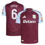 Aston Villa aston villa adidas home authentic shirt 2024-25 with corsie 6 cup printing Collection | AVFC Jerseys & Fan Gear