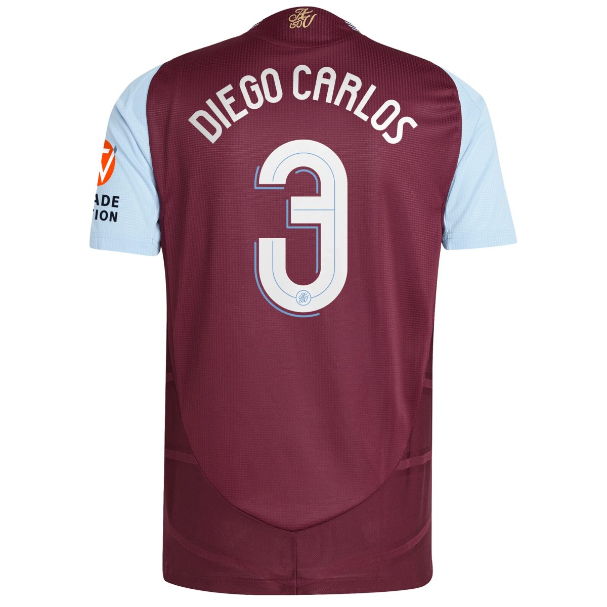 Aston Villa aston villa adidas home authentic shirt 2024-25 with diego carlos 3 cup printing Collection | AVFC Jerseys & Fan Gear