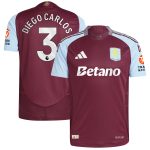 Aston Villa aston villa adidas home authentic shirt 2024-25 with diego carlos 3 printing Collection | AVFC Jerseys & Fan Gear