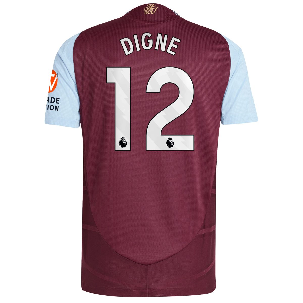 Aston Villa aston villa adidas home authentic shirt 2024-25 with digne 12 printing Collection | AVFC Jerseys & Fan Gear
