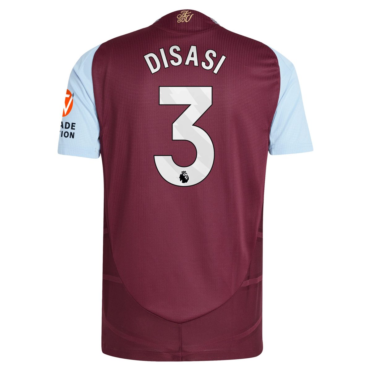 Aston Villa aston villa adidas home authentic shirt 2024-25 with disasi 3 printing Collection | AVFC Jerseys & Fan Gear