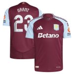 Aston Villa aston villa adidas home authentic shirt 2024-25 with grant 23 cup printing Collection | AVFC Jerseys & Fan Gear