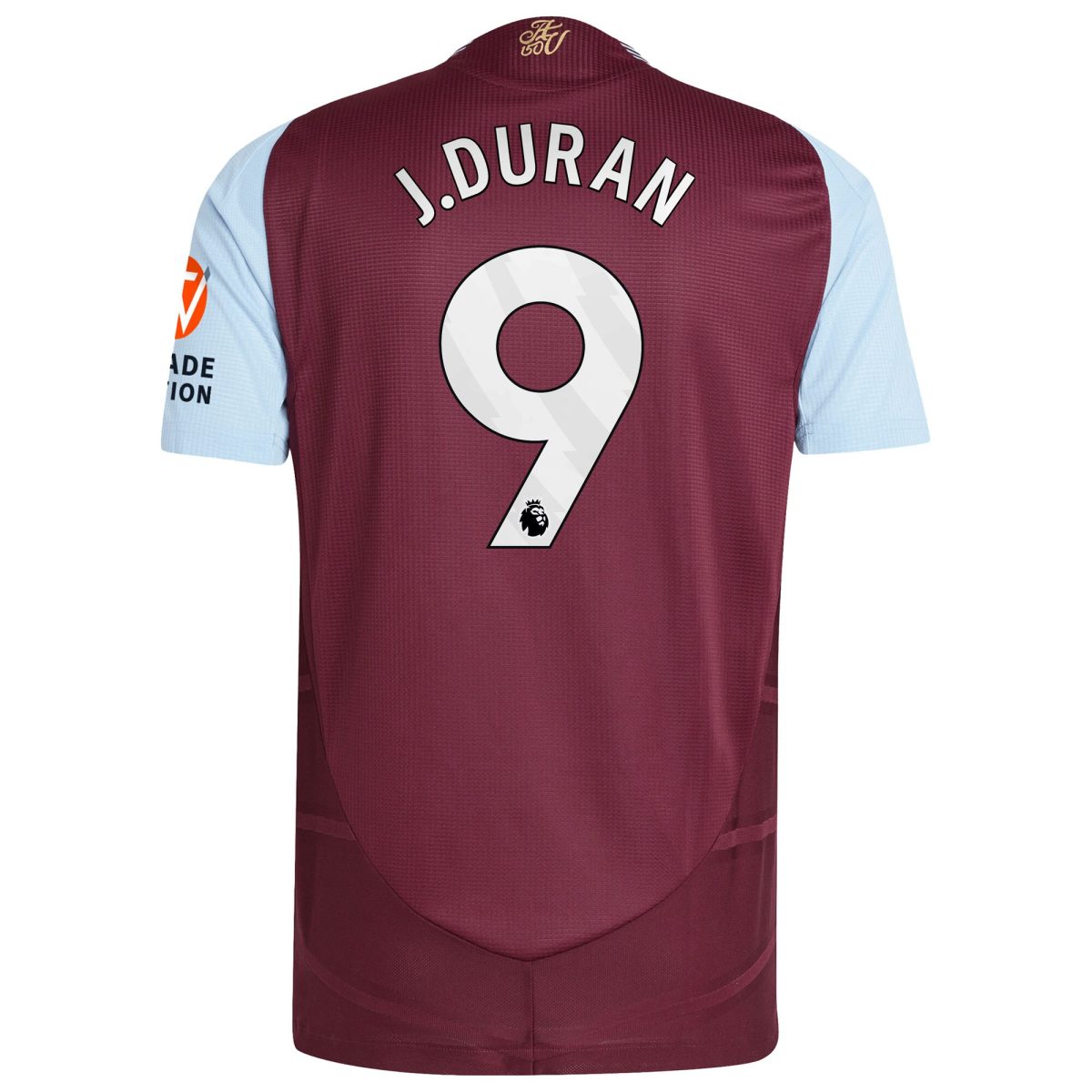 Aston Villa aston villa adidas home authentic shirt 2024-25 with j.duran 9 printing Collection | AVFC Jerseys & Fan Gear