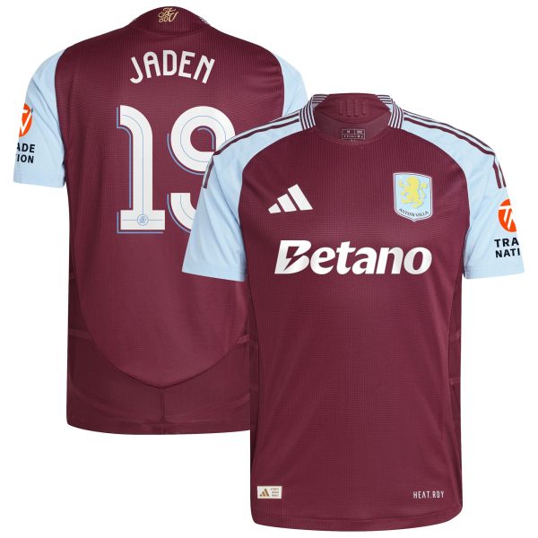 Aston Villa aston villa adidas home authentic shirt 2024-25 with jaden 19 cup printing Collection | AVFC Jerseys & Fan Gear
