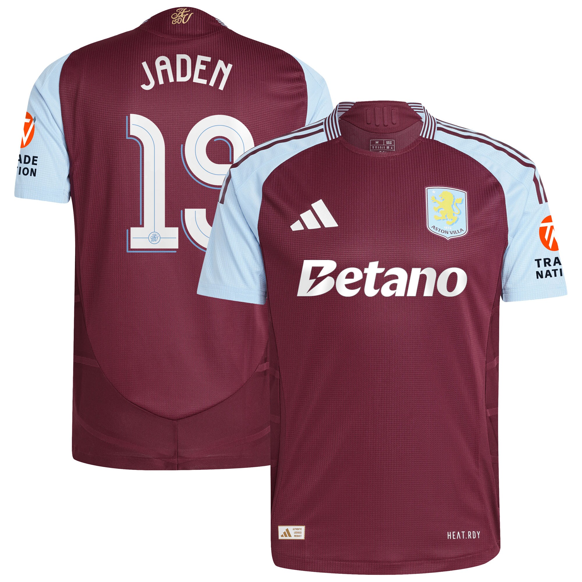 Aston Villa aston villa adidas home authentic shirt 2024-25 with jaden 19 cup printing Collection | AVFC Jerseys & Fan Gear