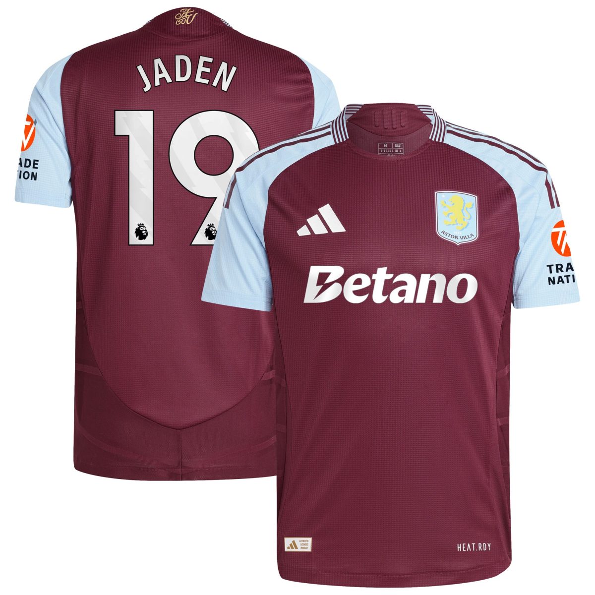 Aston Villa aston villa adidas home authentic shirt 2024-25 with jaden 19 printing Collection | AVFC Jerseys & Fan Gear